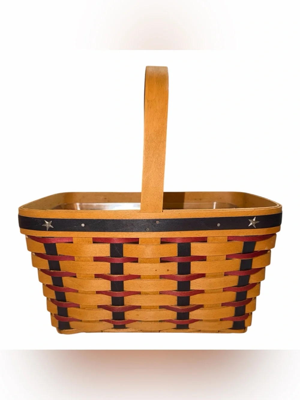 VINTAGE 2003 Longaberger Proudly American Spring Basket